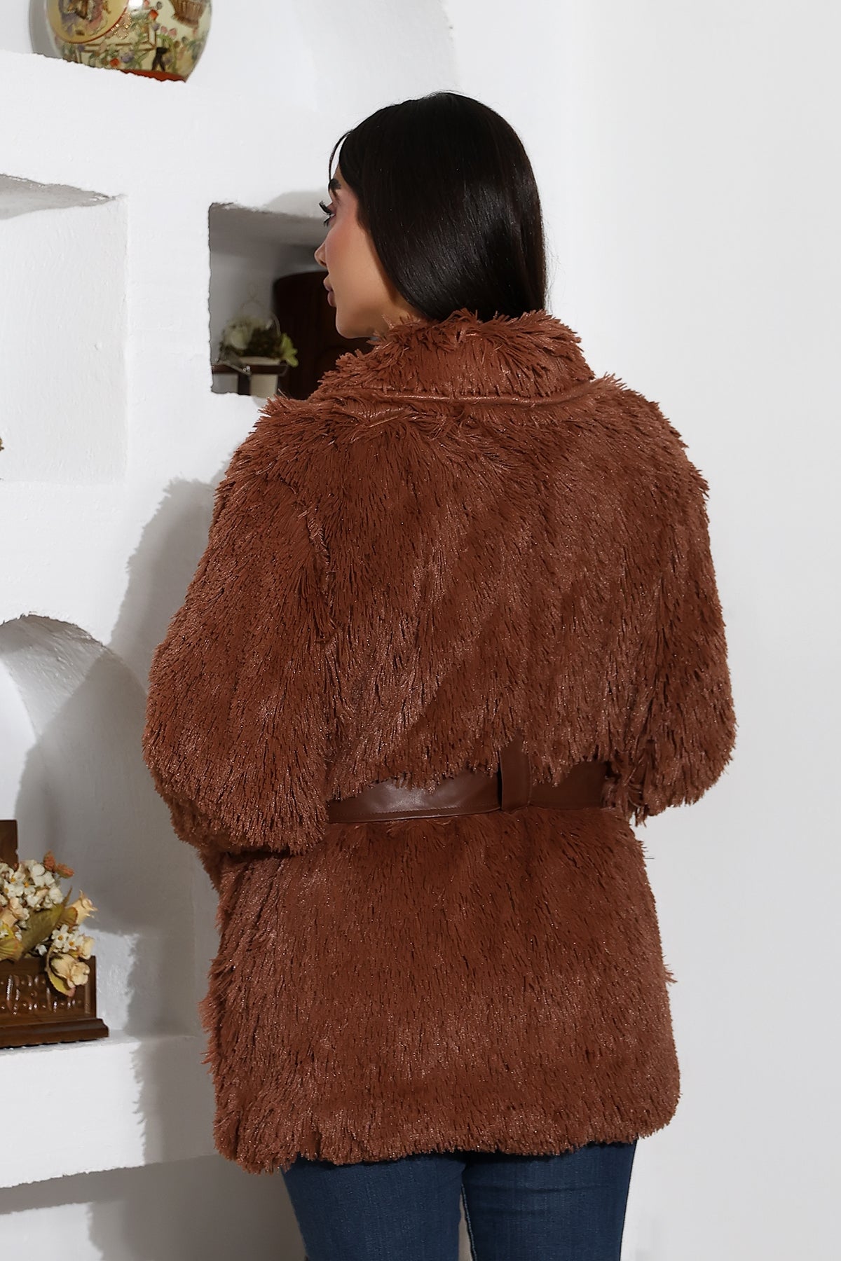 DERİ KEMERLİ KÜRK