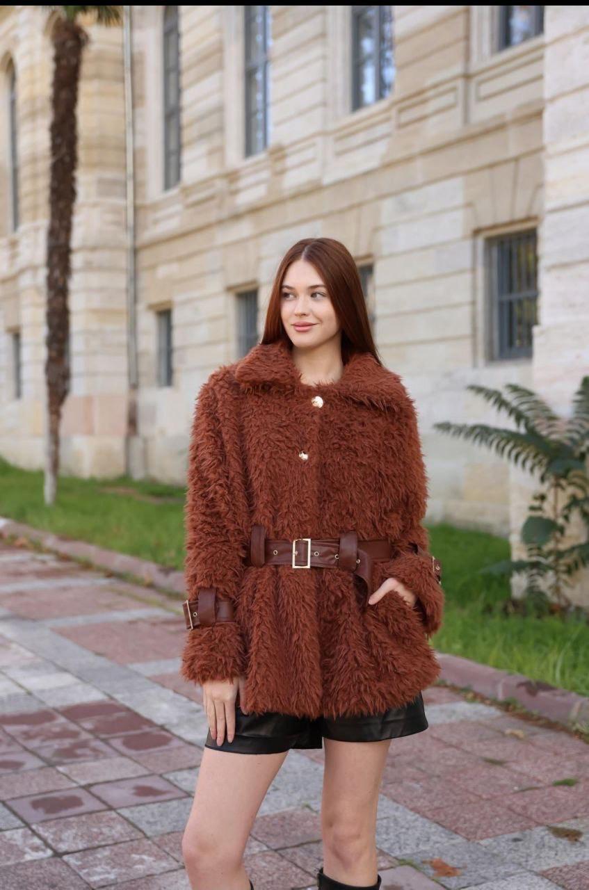 DERİ KEMERLİ KÜRK