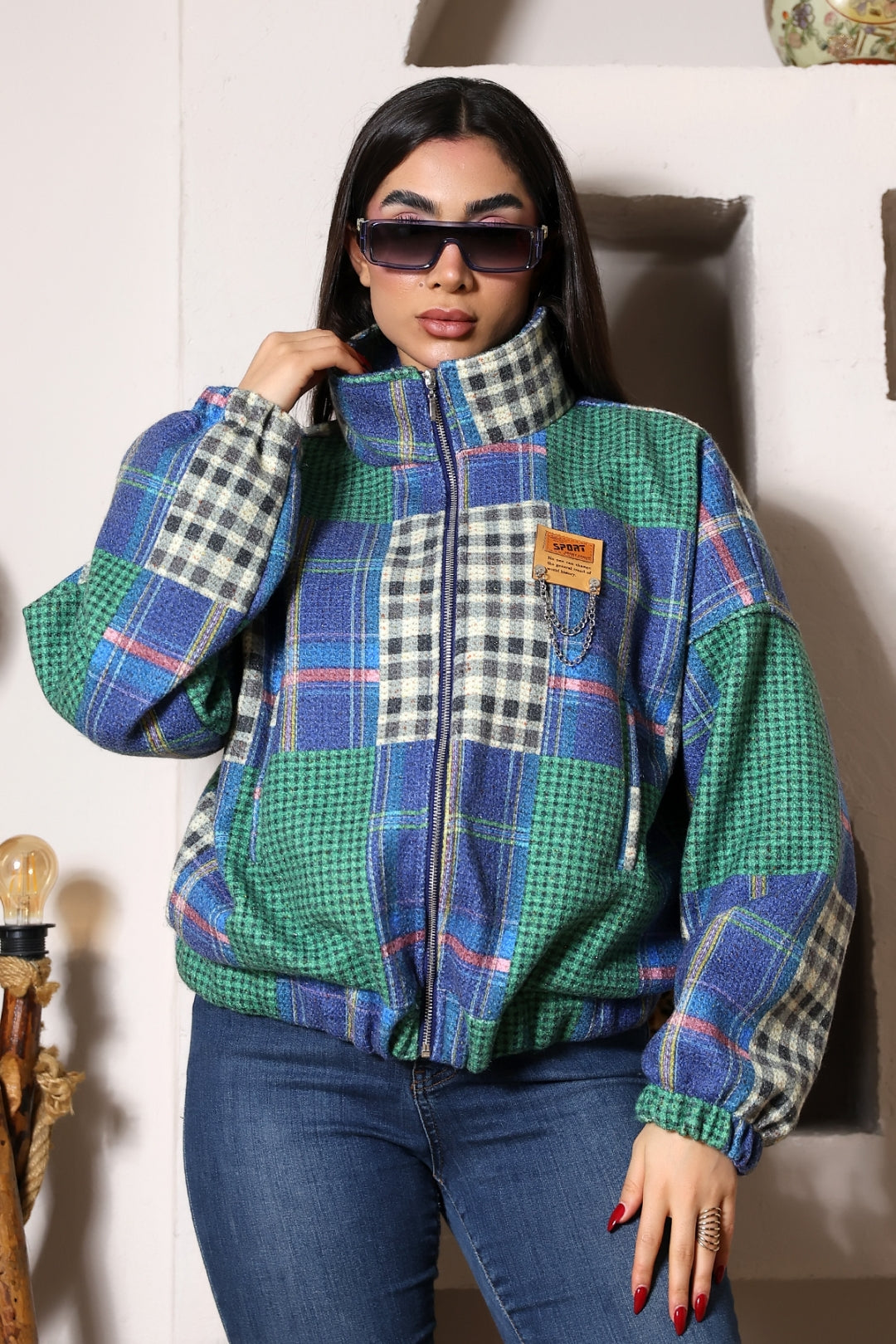 PATCHWORK BOMBER MONT