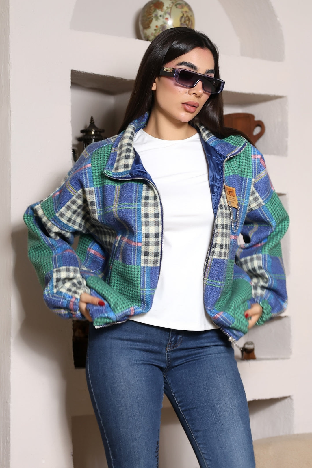 PATCHWORK BOMBER MONT
