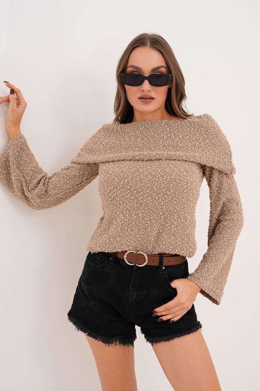 MADONNA YAKA VİZYON BLUZ